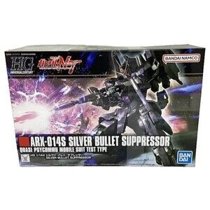ARX-014S Silver Bullet Suppressor Quasi Psycommu 225 Mobile Model Kit Bandai NEW